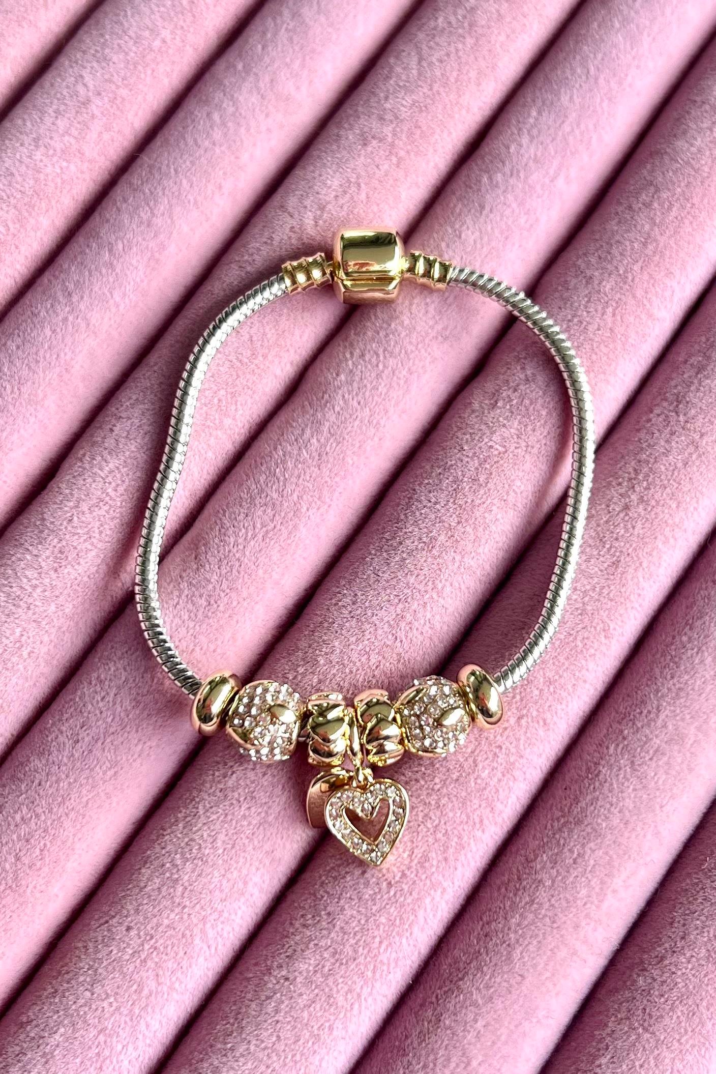 Mixed Kalpli Pandora Charm Bileklik