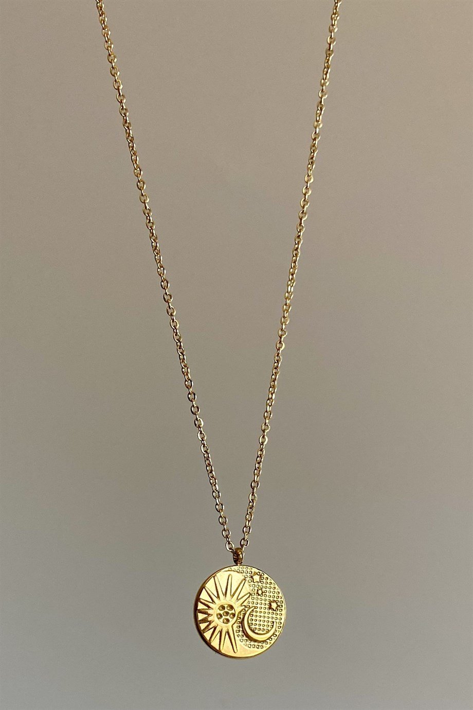 Moon&Star Kolye | Çelik