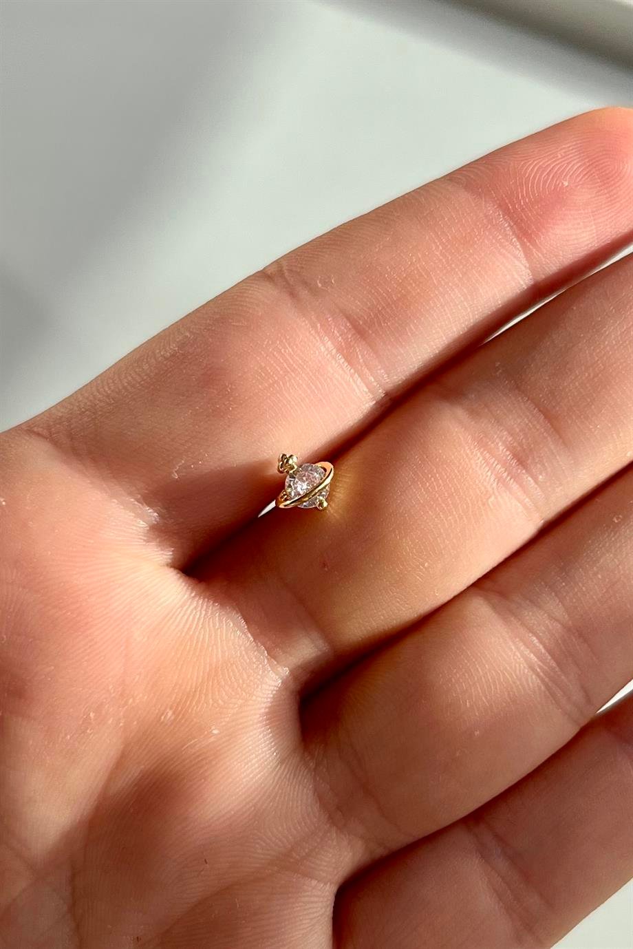 Satürn Piercing | Cerrahi Çelik