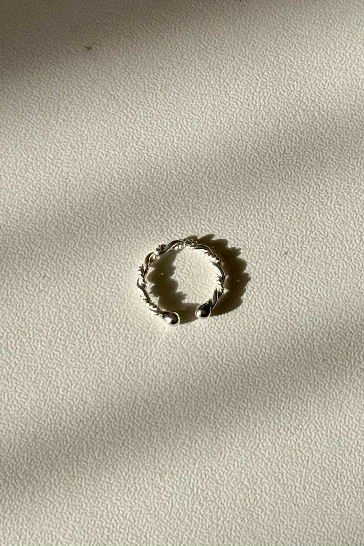 Sıkıştırmalı Fake Septum Piercing 925 Ayar Gümüş