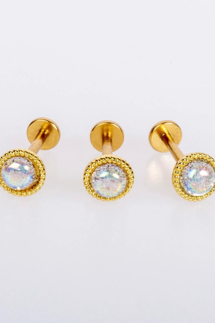 Simli Piercing Cerrahi Çelik 6 MM Bar