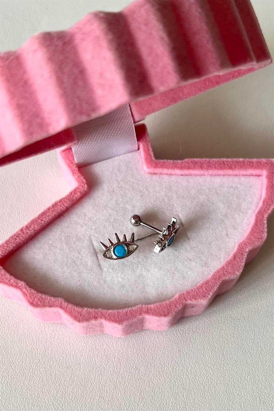 Taşlı Göz Piercing | Cerrahi Çelik