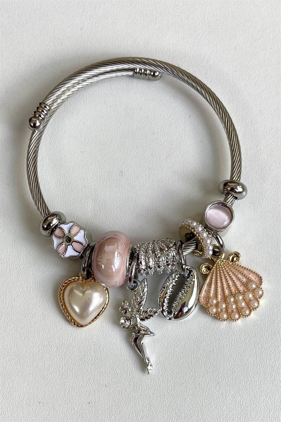 Tinkerbell Charm Bileklik | Çelik