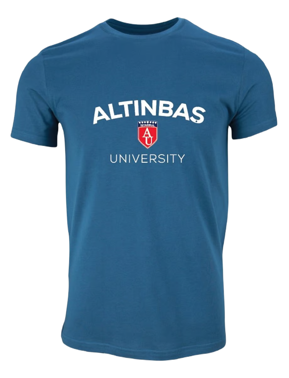 Altınbaş Logo Bisiklet Yaka T-Shirt Mavi / Altınbaş Logo Crew Neck T-Shirt BlueAltınbaş Logo Bisiklet Yaka T-Shirt Mavi / Altınbaş Logo Crew Neck T-Shirt Blue