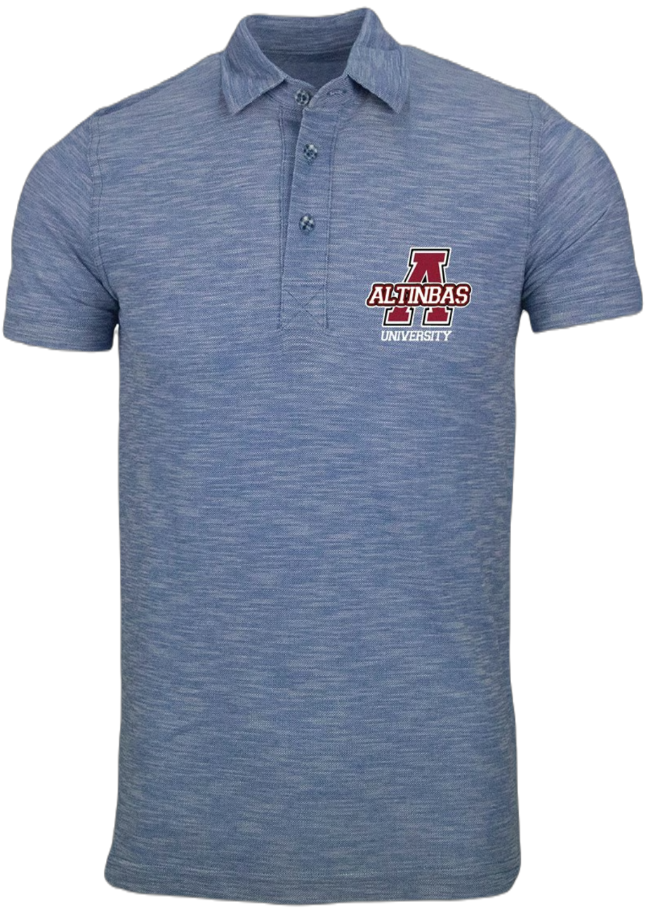 Flamlı Polo Yaka T-Shirt Mavi / Flamed Polo Neck T-Shirt BlueFlamlı Polo Yaka T-Shirt Mavi / Flamed Polo Neck T-Shirt Blue