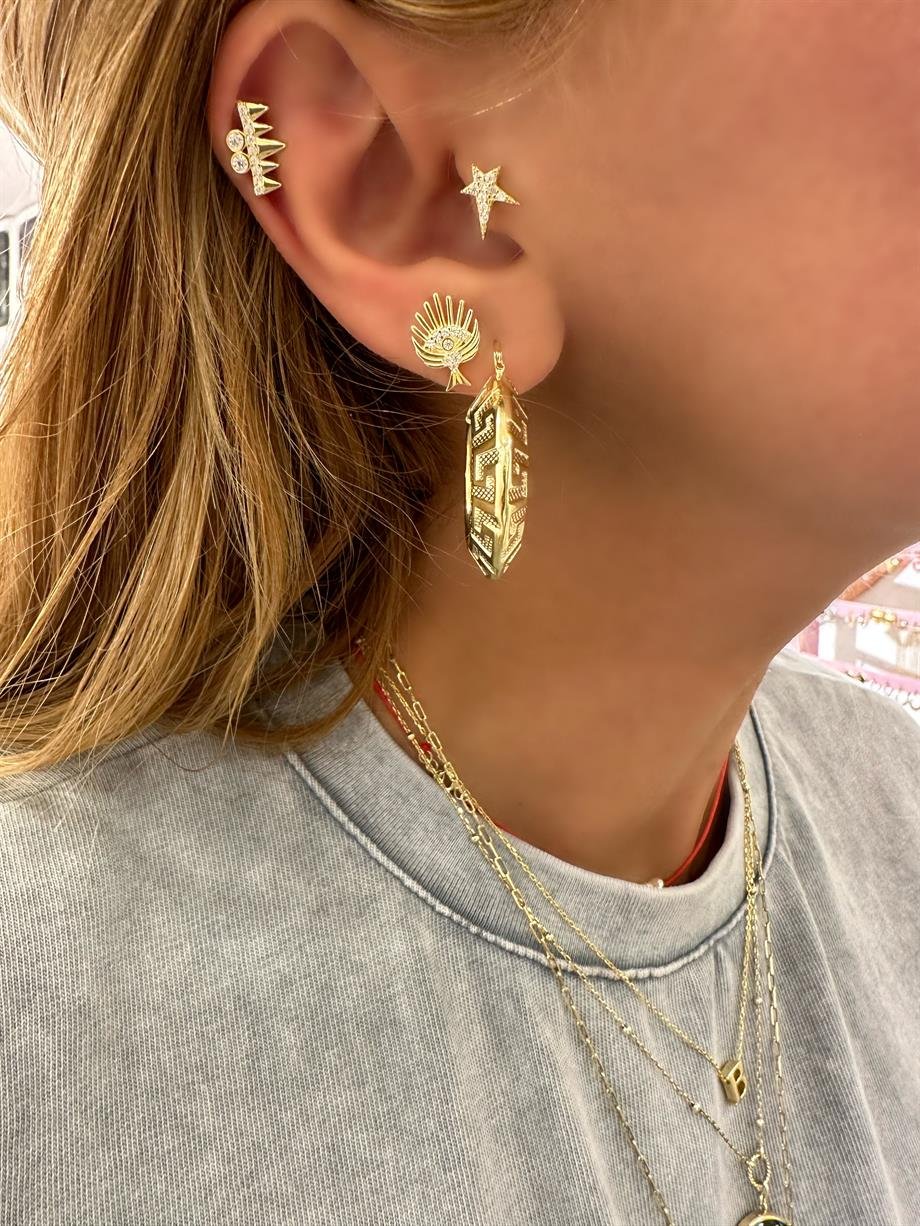 ÇİFT TAŞLI MIZRAK PİERCİNG