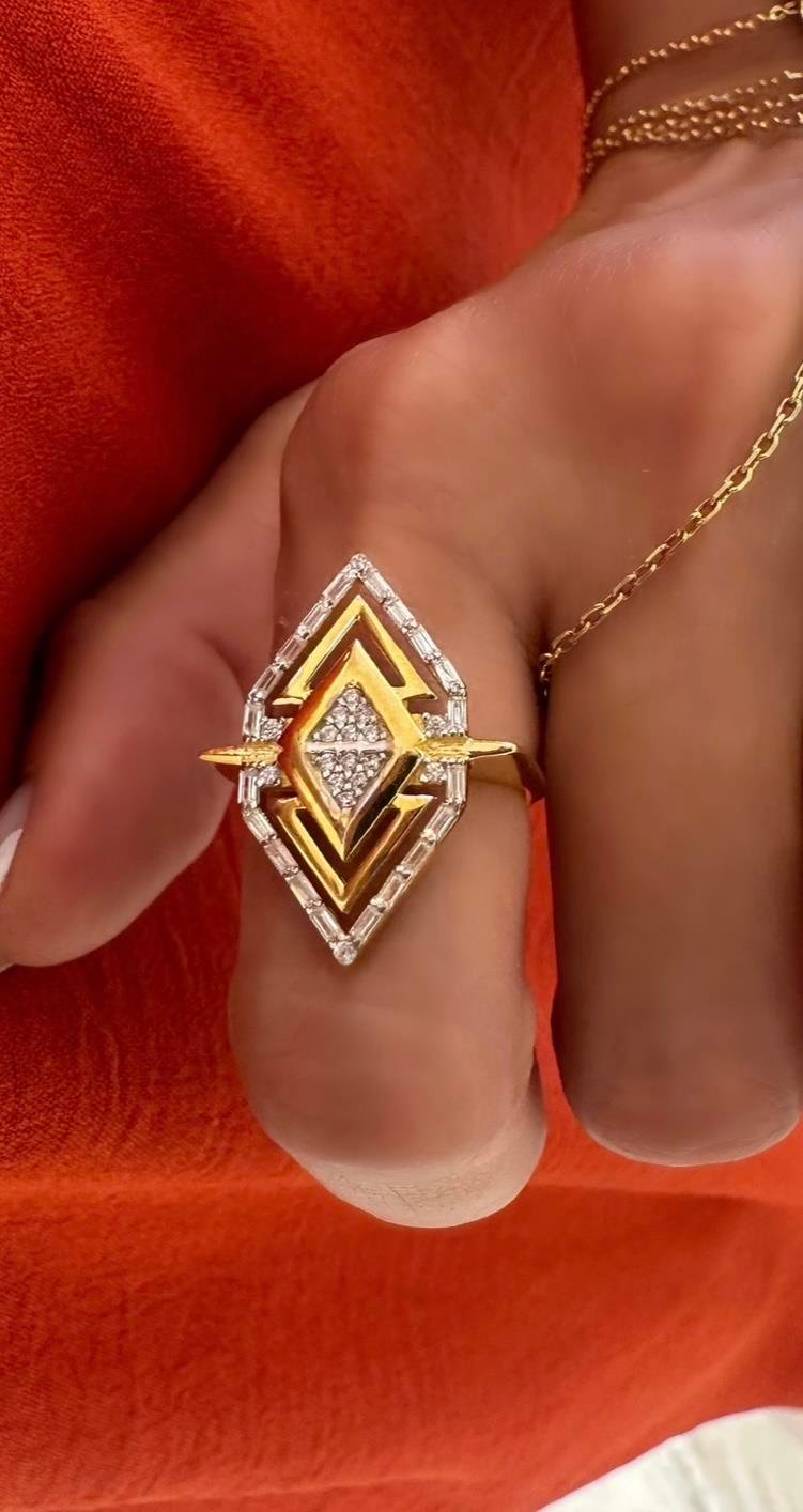 MER BAKLAVA MODEL YÜZÜK