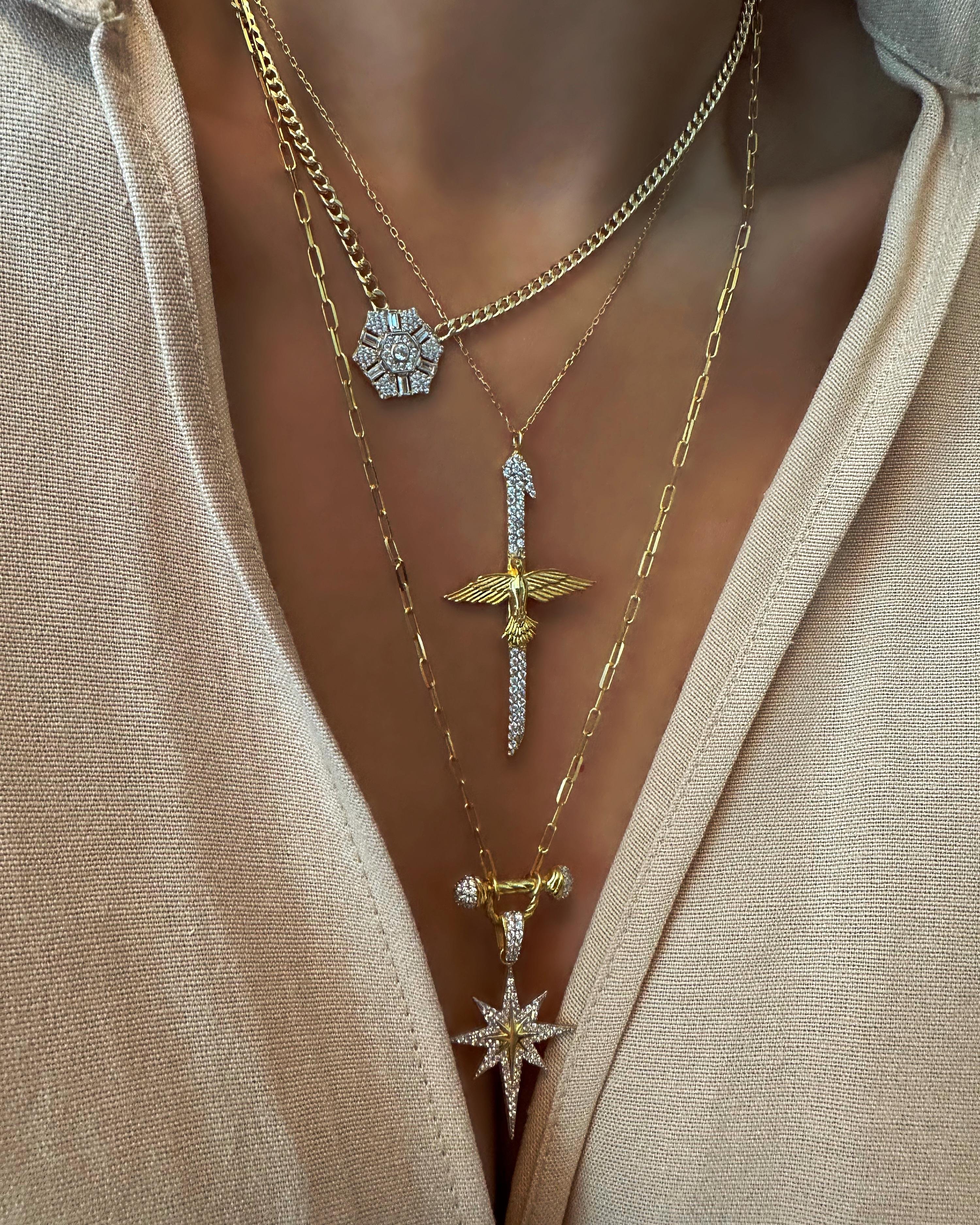 MİLLA ALTIGEN ZİNCİR KOLYE