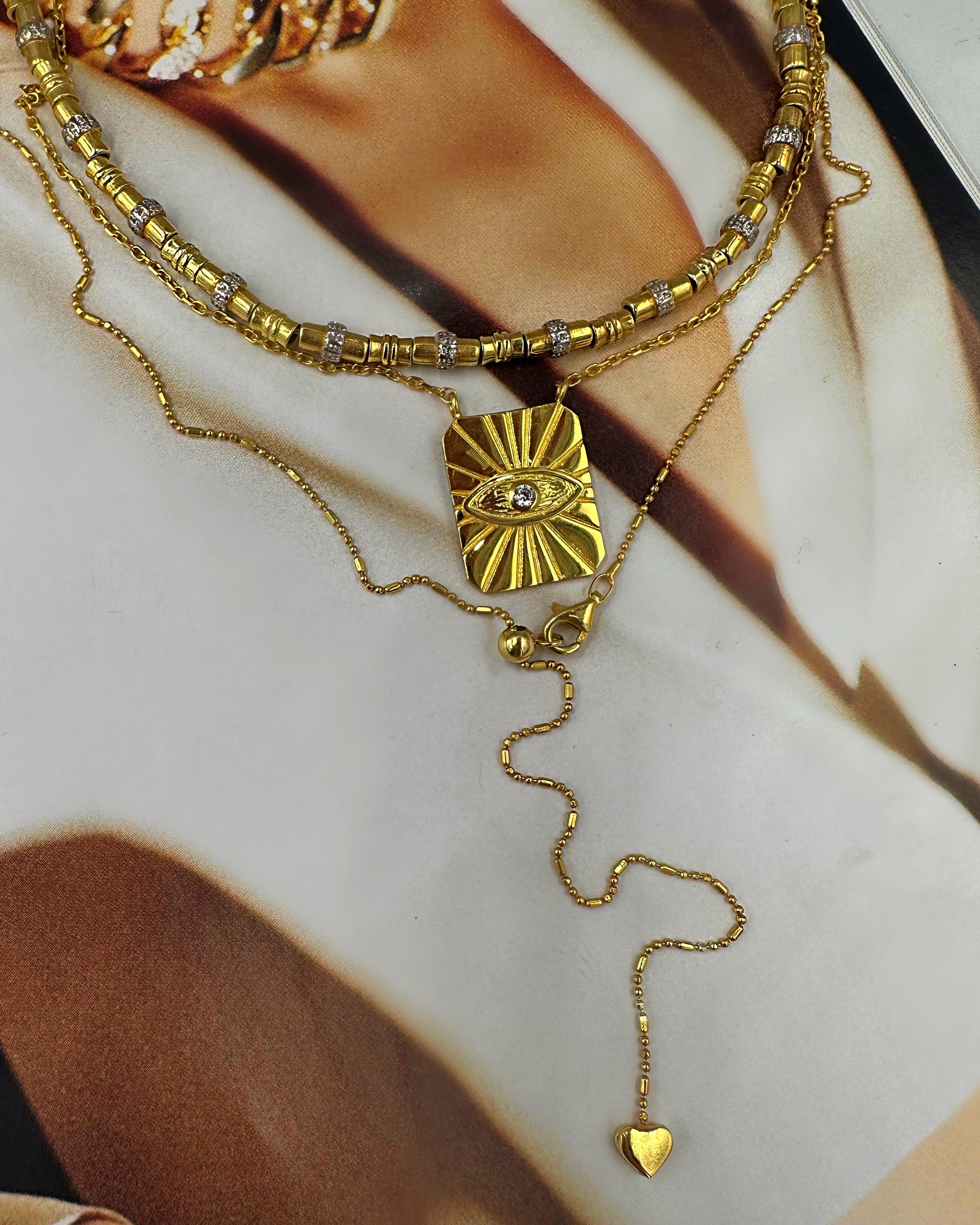 MİNİ KALP ASANSÖR KOLYE