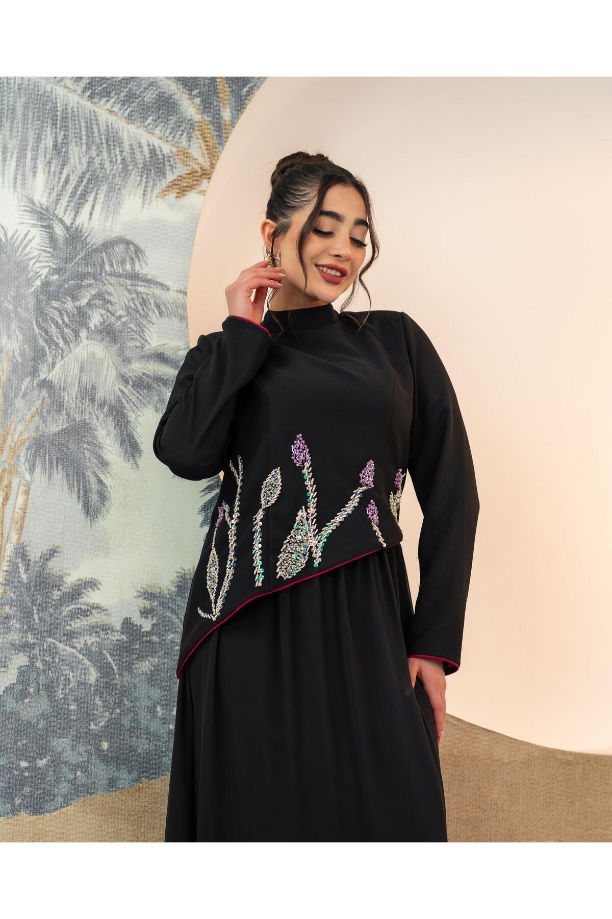 Bluz Etek İkili Takım Siyah