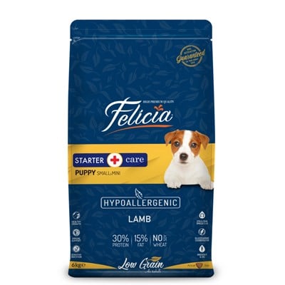 Felicia Puppy Small&Mini Kuzu Etli Küçük Irk Yavru Köpek Maması 6 KG