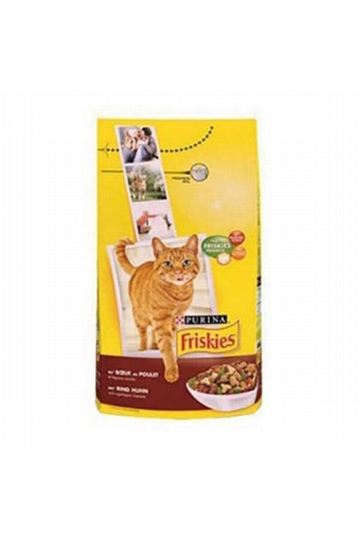Friskies Etli Tavuklu Ve Sebzeli Yetişkin Kedi Maması 10 Kg