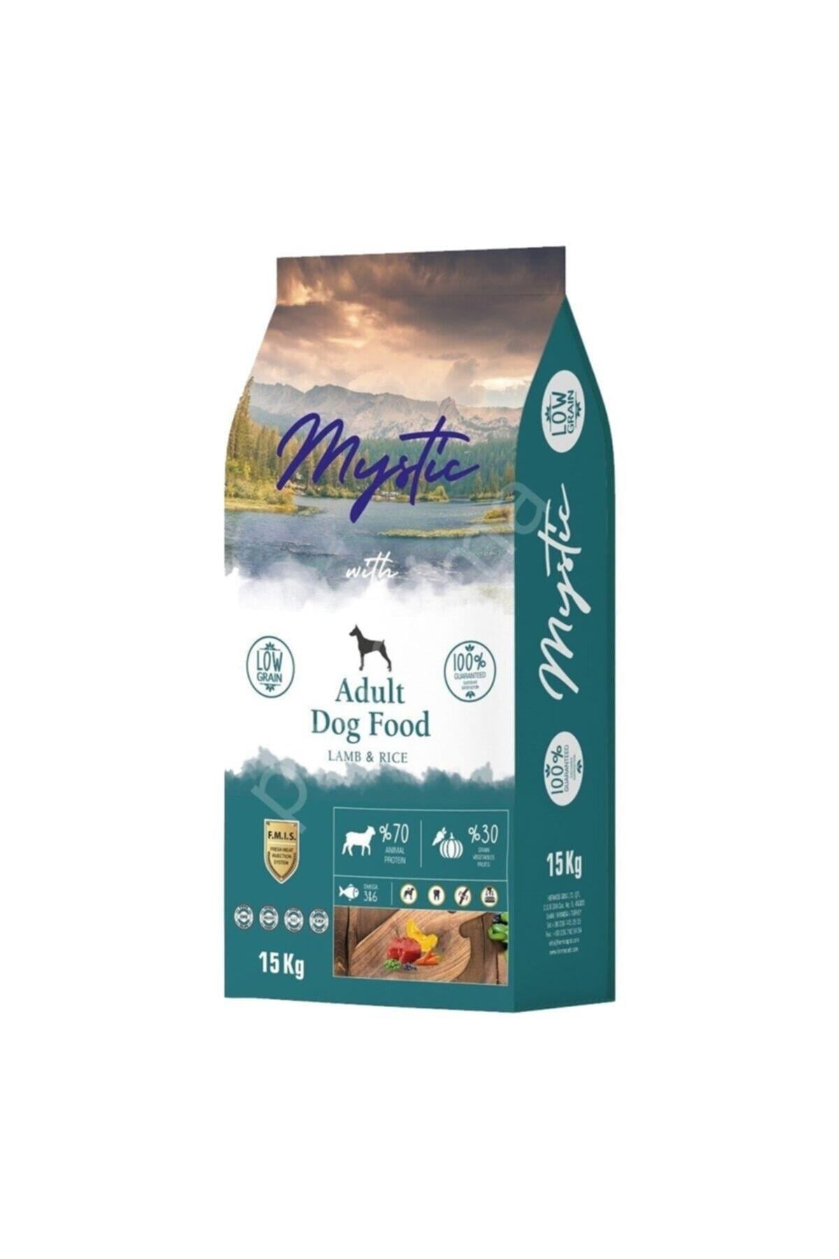 Mystic Az Tahıllı Yetişkin Köpek Maması Kuzulu 15 Kg