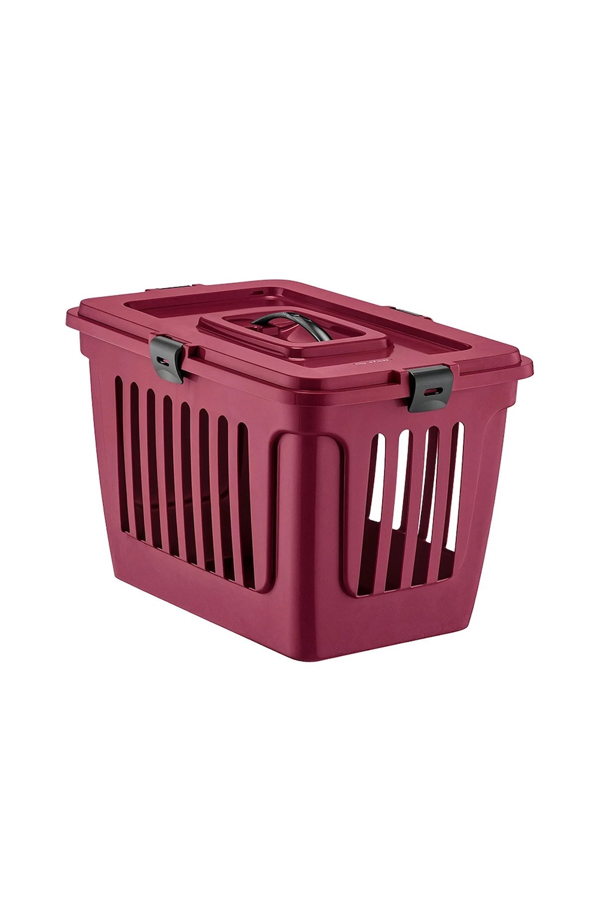 Pribor Kedi Ve Köpek Lüks Taşıma Çantası Üstten Girişli 44 x 29 x 30 Cm Bordo