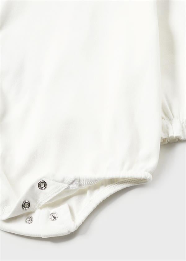 23K.MYR.02732.076Mayoral Yenidoğan Kız Fırfır Yakalı Çıtçıtlı Body