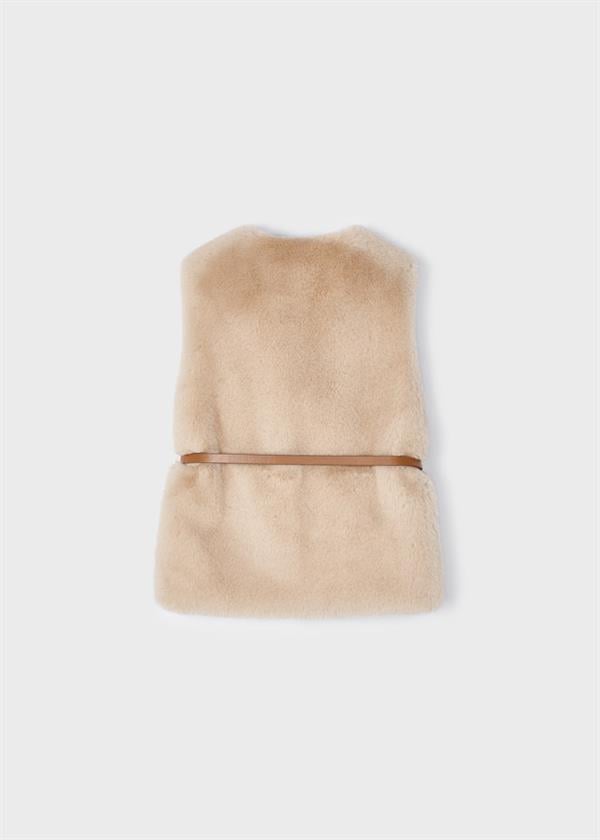 23K.MYR.04315.030Mayoral Kız Çocuk Kemerli Kürk Yelek