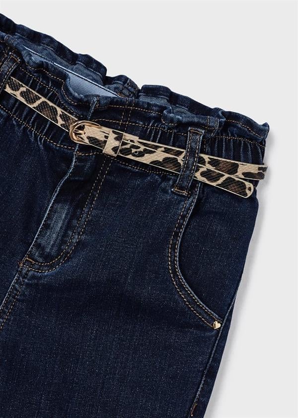 23K.MYR.04501.088Mayoral Kız Çocuk Beli Lastikli Denim Pantolon