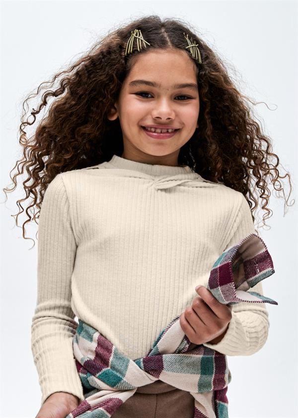 23K.MYR.07051.079Mayoral Kız Fitilli Uzun Kol Body