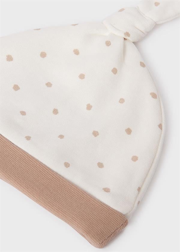 23K.MYR.09360.010Mayoral Bebek Şapkalı Önlüklü Tulum Set