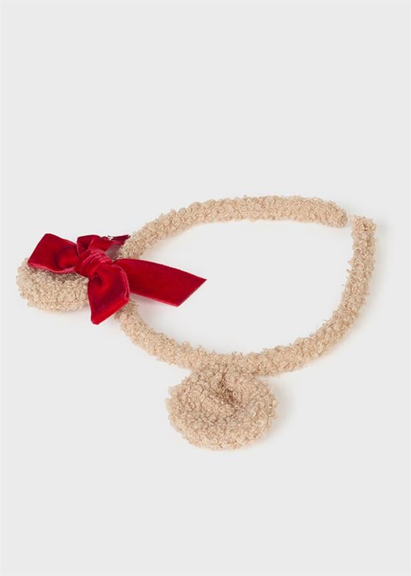 23K.MYR.10547.092Mayoral Kız Bebek Peluş Taç Toka