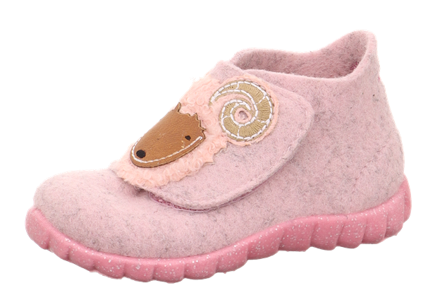 23K.SPR.1-800295-5530-1Superfit Kız Çocuk Keçe Ev Ayakkabısı