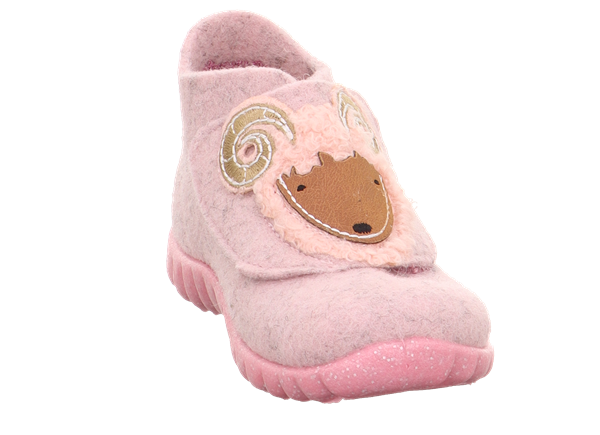 23K.SPR.1-800295-5530-1Superfit Kız Çocuk Keçe Ev Ayakkabısı