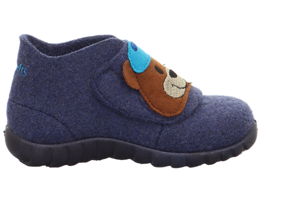 23K.SPR.1-800295-8030-1Superfit Erkek Çocuk Keçe Ev Ayakkabısı