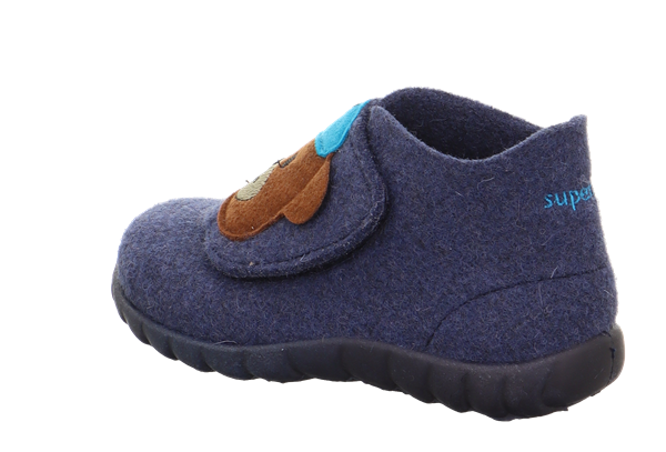 23K.SPR.1-800295-8030-1Superfit Erkek Çocuk Keçe Ev Ayakkabısı
