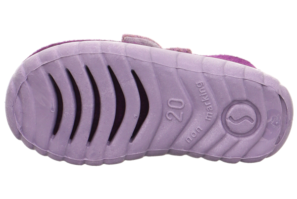 23K.SPR.1-800295-8510-1Superfit Kız Çocuk Keçe Ev Ayakkabısı