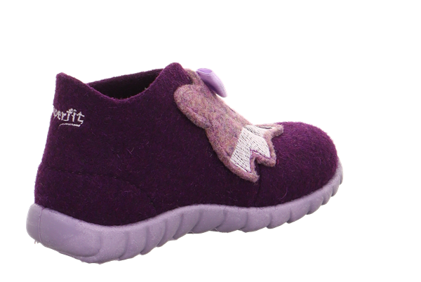 23K.SPR.1-800295-8510-1Superfit Kız Çocuk Keçe Ev Ayakkabısı