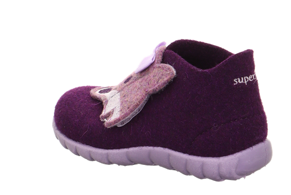 23K.SPR.1-800295-8510-1Superfit Kız Çocuk Keçe Ev Ayakkabısı