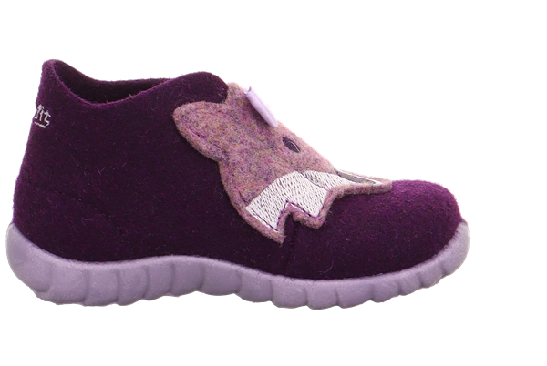 23K.SPR.1-800295-8510-1Superfit Kız Çocuk Keçe Ev Ayakkabısı