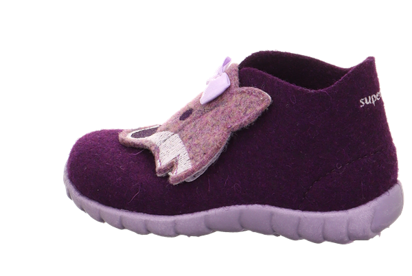 23K.SPR.1-800295-8510-1Superfit Kız Çocuk Keçe Ev Ayakkabısı