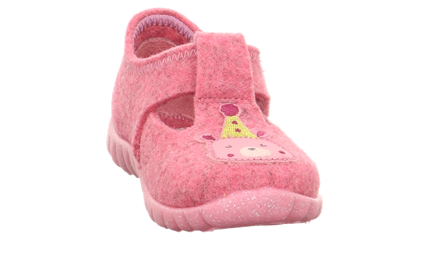 23K.SPR.1-800297-5500-1Superfit Kız Çocuk Keçe Ev Ayakkabısı