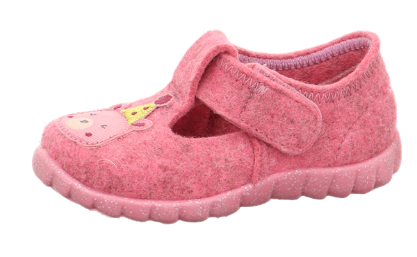 23K.SPR.1-800297-5500-1Superfit Kız Çocuk Keçe Ev Ayakkabısı