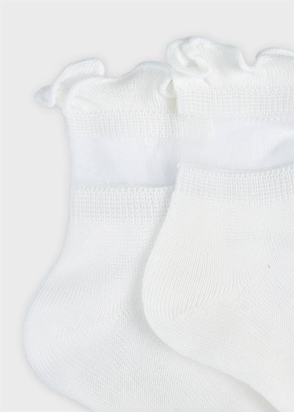 23Y.ABL.5428.093Abel Lula Kız Bebek Tüllü Kısa Çorap