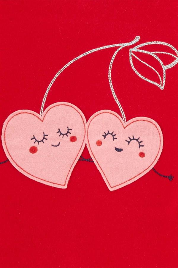 23Y.CRT.1O838910Carters Kız Bebek Kalp Desenli 4'Lü Pijama Set