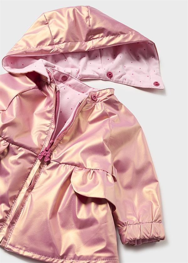 23Y.MYR.01401.039Mayoral Yenidoğan Kız Kapüşonlu Çift Taraflı Rüzgarlık