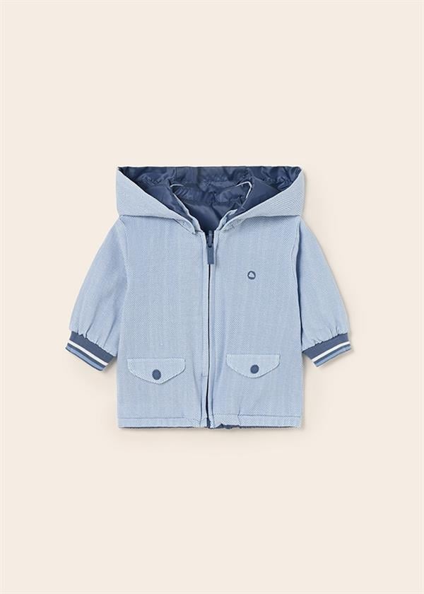 23Y.MYR.01404.083Mayoral Yenidoğan Erkek Kapüşonlu Çift Taraflı Rüzgarlık