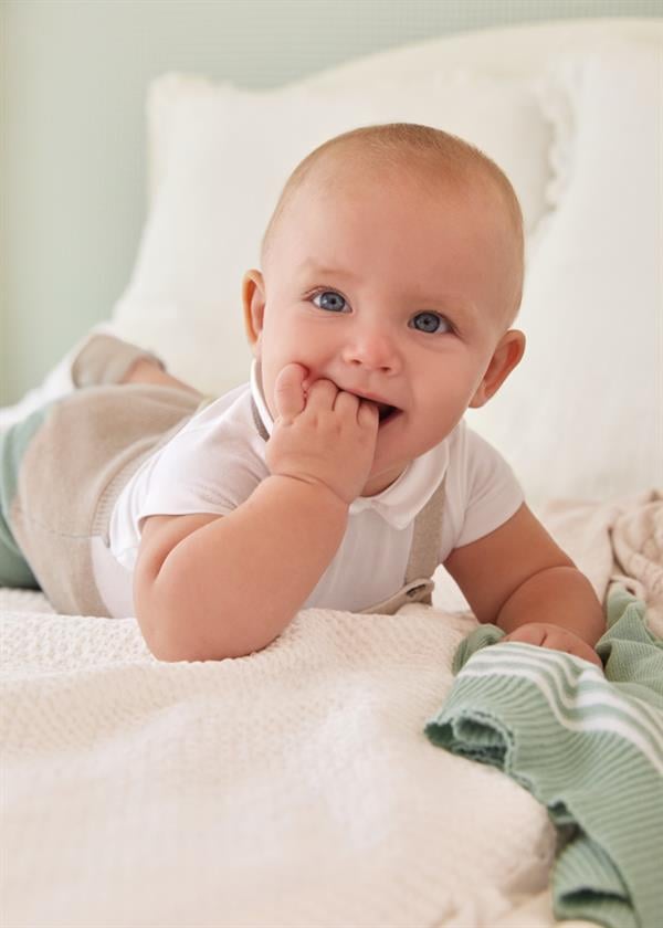 23Y.MYR.01618.010Mayoral Yenidoğan Erkek Örme Tulum Takım