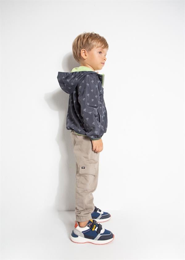 23Y.MYR.03464.046Mayoral Erkek Çift Taraflı Kapüşonlu Rüzgarlık