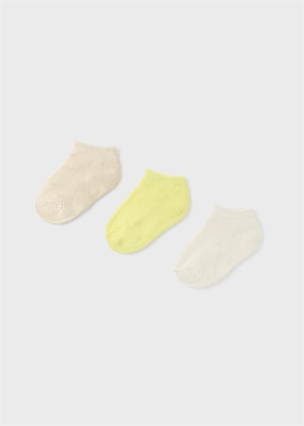 23Y.MYR.10396.038Mayoral Erkek Bebek Patik 3'Lü Çorap