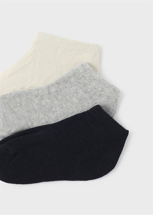 23Y.MYR.10396.040Mayoral Erkek Bebek Patik 3'Lü Çorap