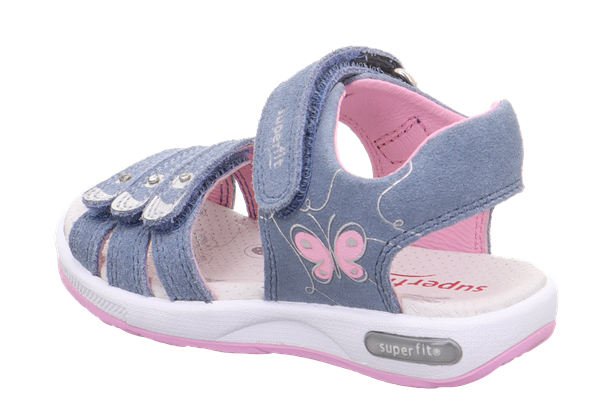 23Y.SPR.1-006137-8020-1Superfit Kız Çocuk Süet Sandalet