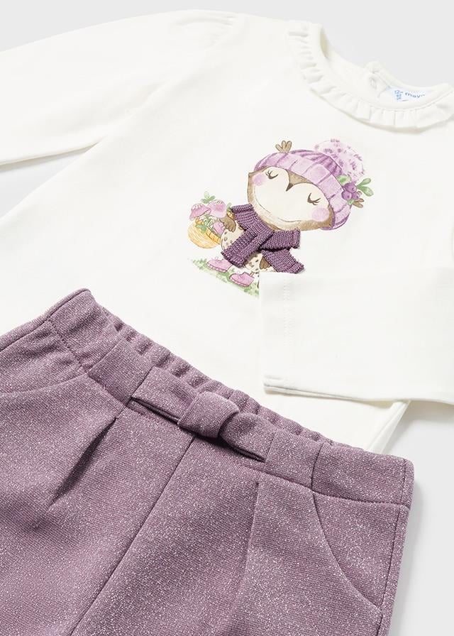 24K.MYR.02253.015Mayoral Kız Bebek 2'Li Şort Takım