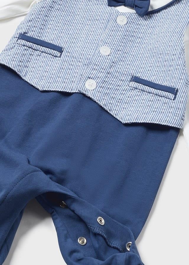 24Y.MYR.01617.009Mayoral Yenidoğan Erkek Smokin Zıbın