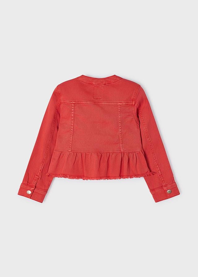 24Y.MYR.03473.046Mayoral Kız Çocuk Cep Detaylı Gabardin Ceket