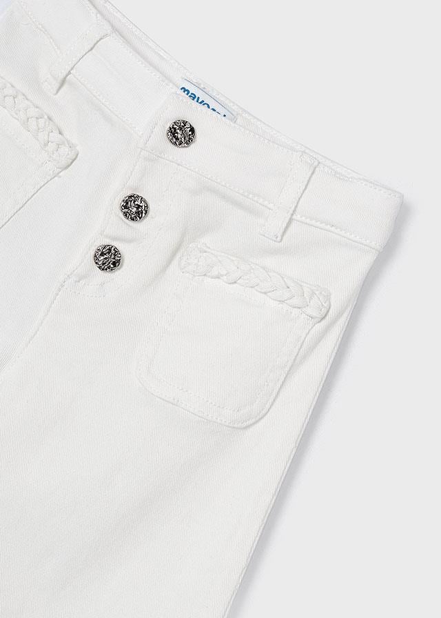 24Y.MYR.03528.068Mayoral Kız Çocuk Düğme Detaylı Culotte Pantolon