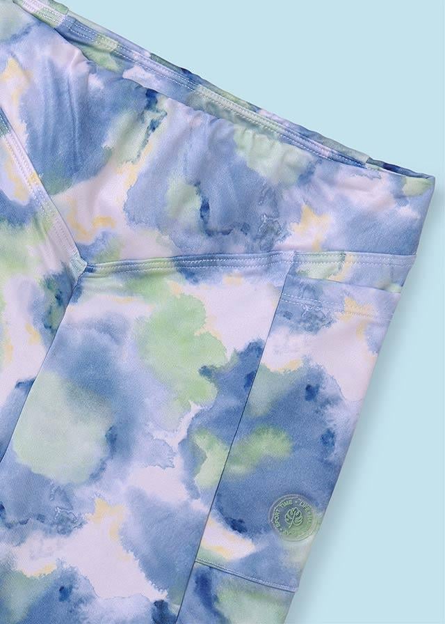 24Y.MYR.06264.063Mayoral Kız Batik Desenli Sporcu Taytı