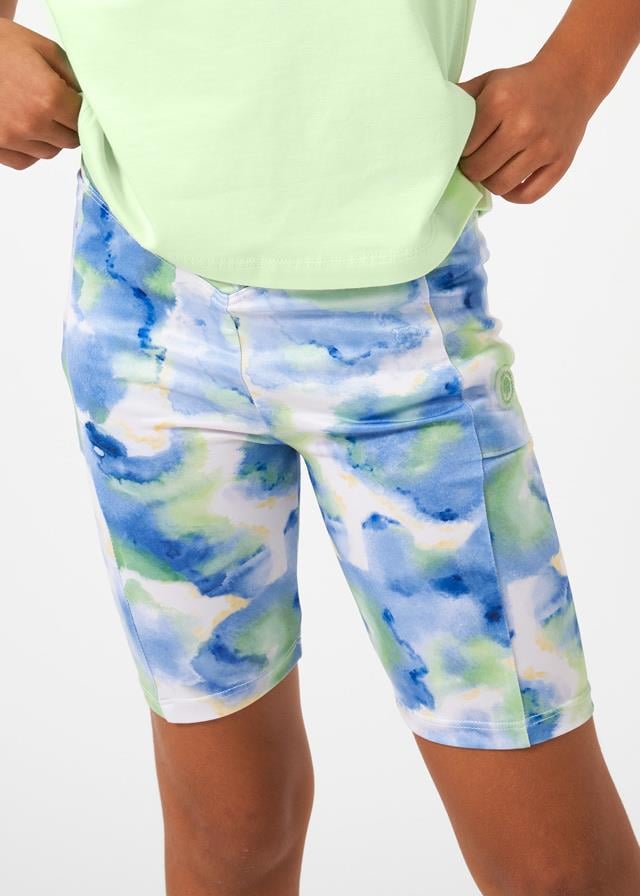 24Y.MYR.06264.063Mayoral Kız Batik Desenli Sporcu Taytı